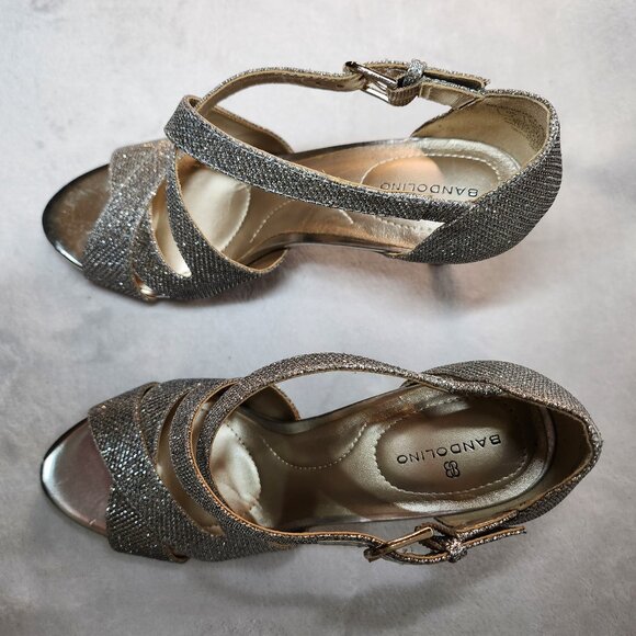 *New Low Price!* Silver Bandolino Jerogoa 2 Heeled Sandals - Picture 12 of 13